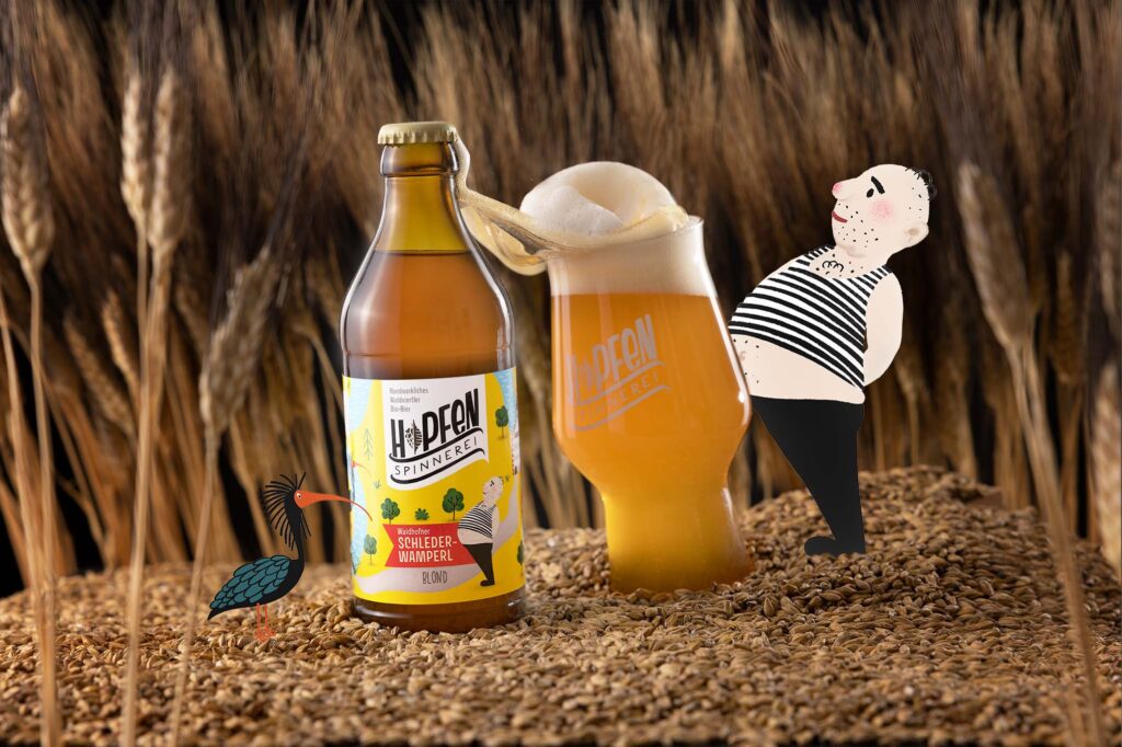 Kreative Bierfotografie für die Hopfenspinnerei, Pehböck Videoproduktion Wien